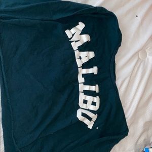 long sleeve crop top